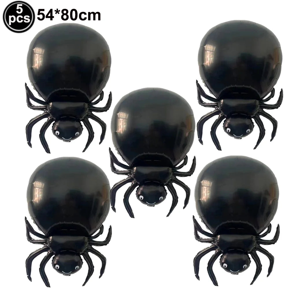 Large Halloween Standing Foil Balloons Haunted House Castle Skull Coffin Witch Mylar Balloon Halloween Party Decoration Balloon