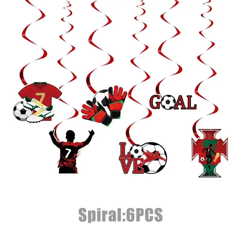 Soccer Birthday Party Supplies Football Theme  Birthday Party Decoration Cotillon Birthday CR7 Soccer Plate Cups Balloons Supply