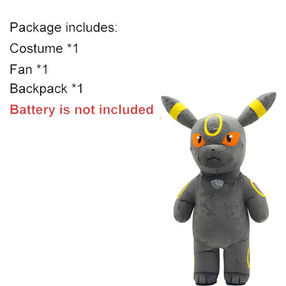 SAYGO Rabbit Inflatable Costume Mascot Parade Adult Character Cosplay Animal Birthday Halloween Party Event Plush Set