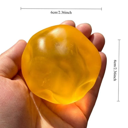 Plasticity Squishy Mochi Fidget Toys Blue Coconut Oil Maltose Squeeze Toy Funny Anti-stress Sensory Toy for Friends Gifts