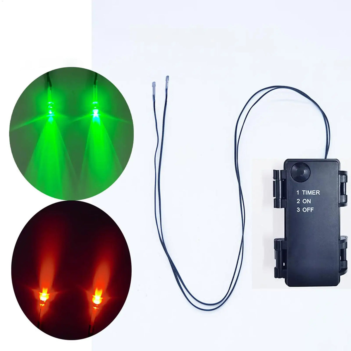 Glowing Eyes Halloween Decor with Timer LED Light Up Energy-Efficient Props Smart Timer for Skulls Masks Party Decorations