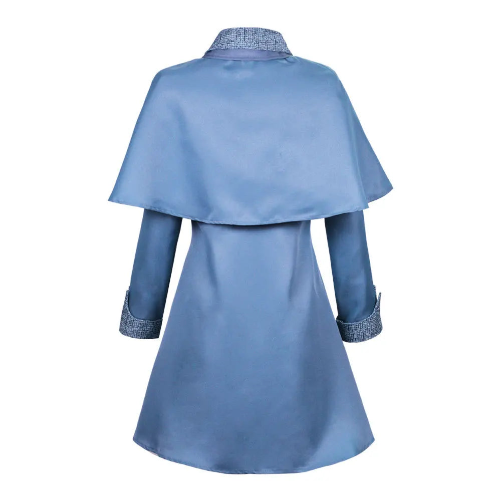 Movies Fleur Isabelle Delacour Cosplay Costumes Magic School Fleur Uniform Dress Hat for Women Girls Halloween Carnival Costume