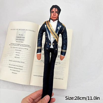 Michael Jackson Plush Bendable Abstract Joint Mobility Stuffed Ornament Hot Figure Cosplay Prop Flexible Collection Favor Gift