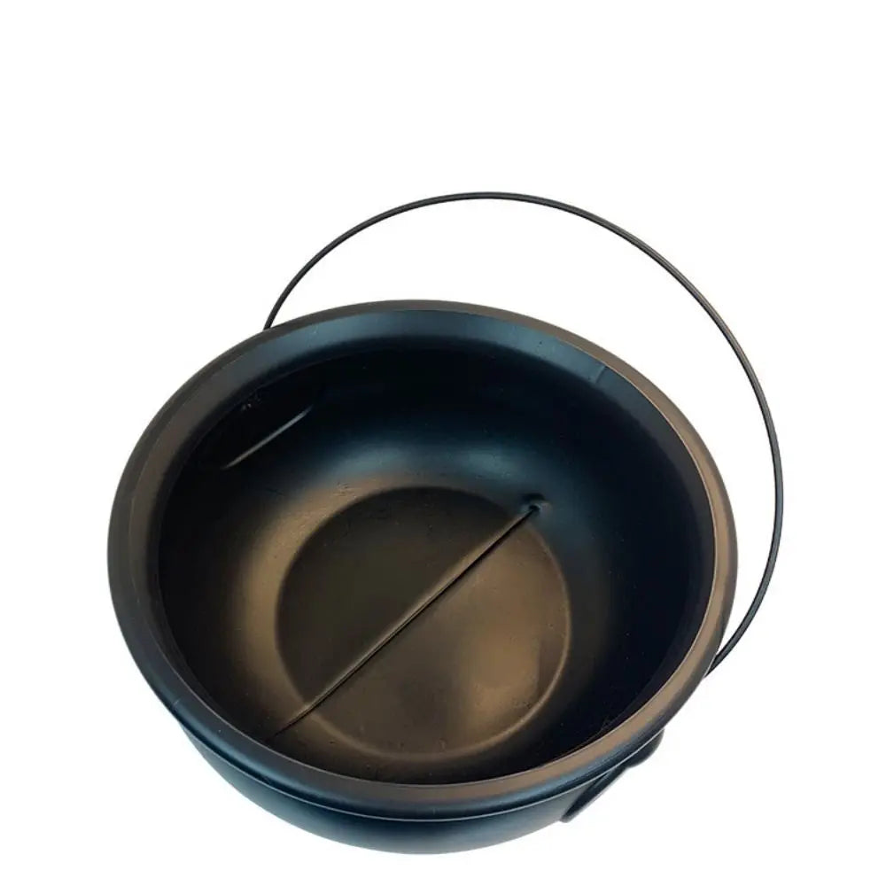 Festival 32cm Halloween Cauldron Black Extra-large Candy Bowl Plastic Classical Witch Cauldron Bucket St. Patrick's Day