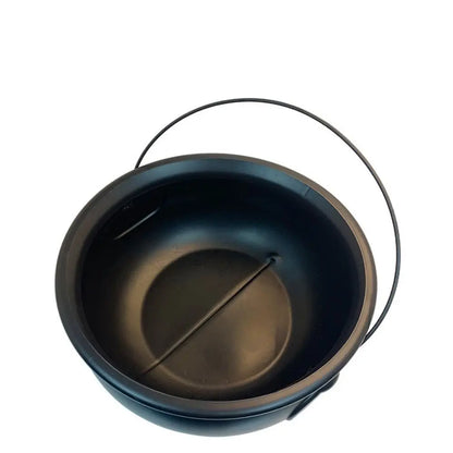 Festival 32cm Halloween Cauldron Black Extra-large Candy Bowl Plastic Classical Witch Cauldron Bucket St. Patrick's Day