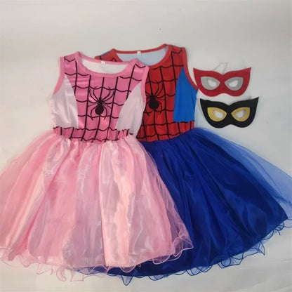 Movie Children Spidergirls Spider Girls Costumes Cosplay Kids Fancy Dress Christmas New Year Party Clothing