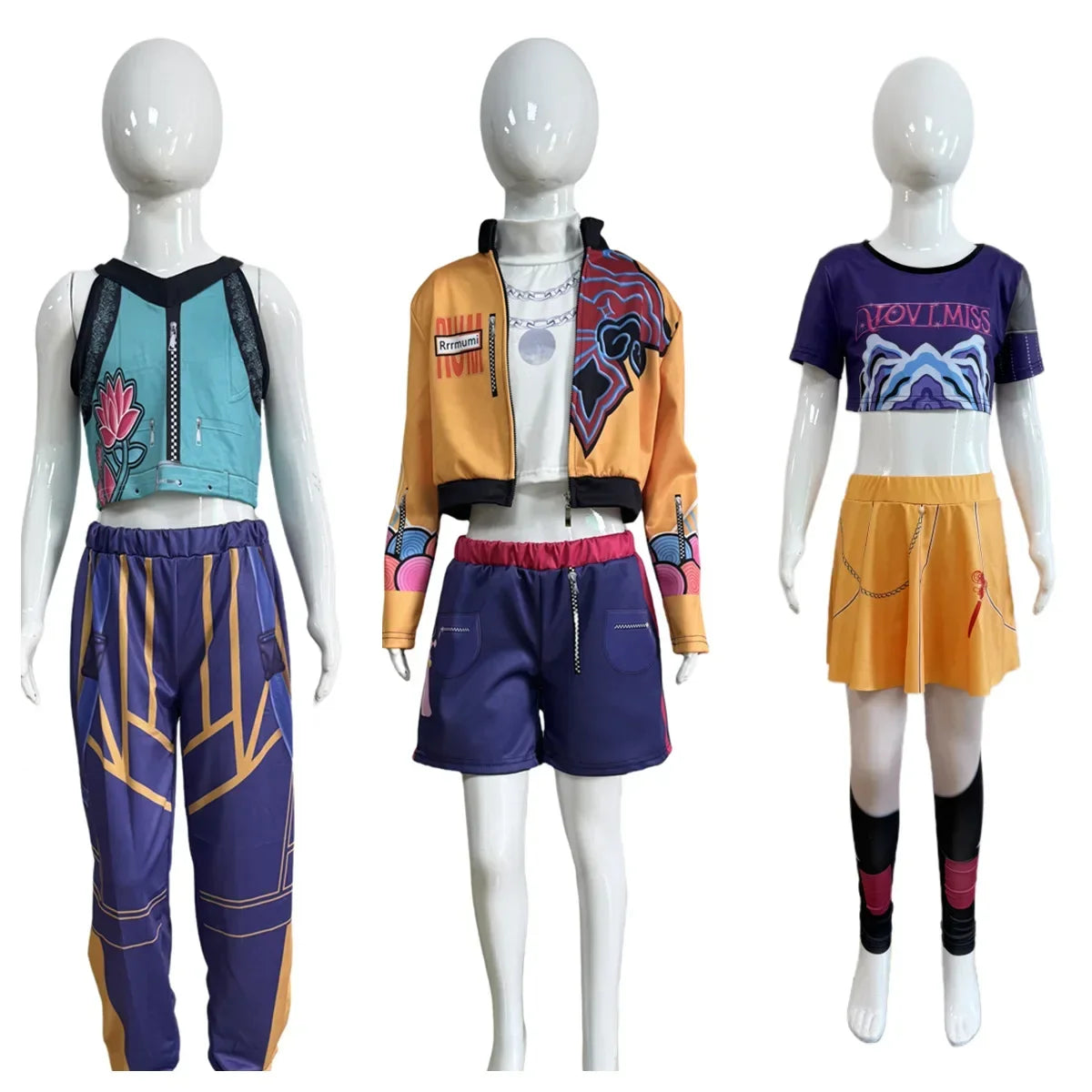 Halloween   Rumi Zoey Mira Cosplay Huntrx Costume For Women Girls Clothes kids Idol Roleplay Halloween