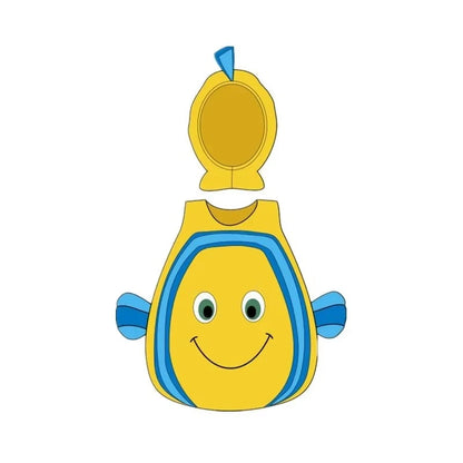 Toddler Clown Fish Role Play Costume Cute Baby Adventure Holiday Performance Costume Halloween Party Dress Up Hooded Set