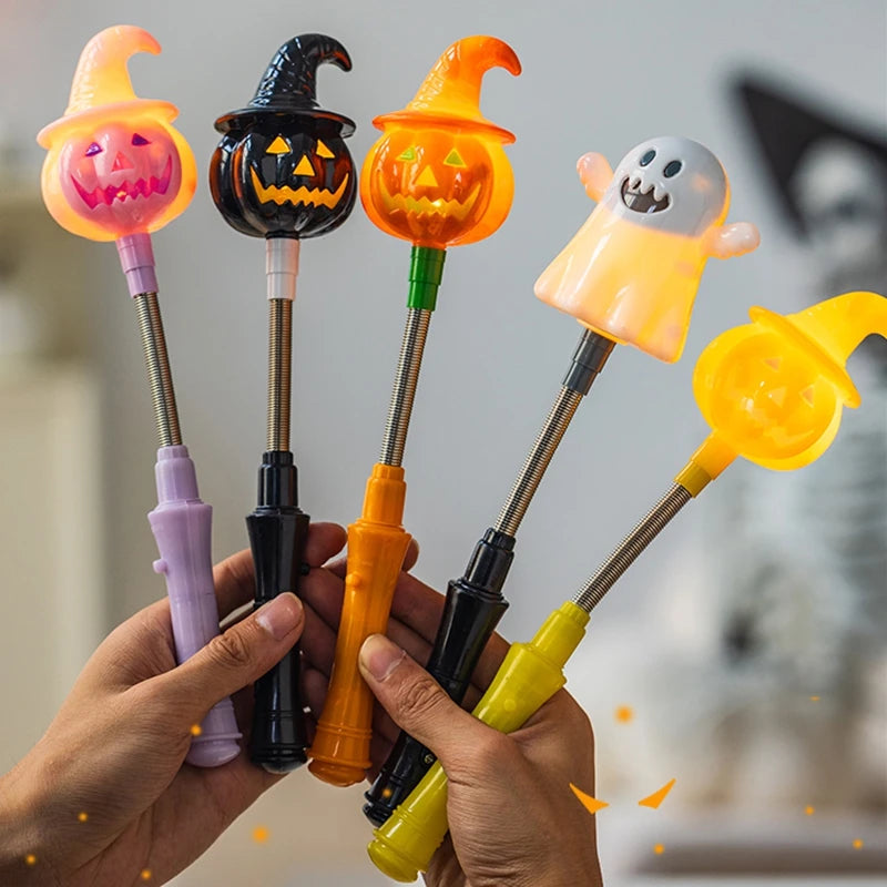 Halloween Shakeing Stick Glow in The Dark Luminous Glow Sticks Halloween Party Favors Day of The Dead Cosplay Party Accessories