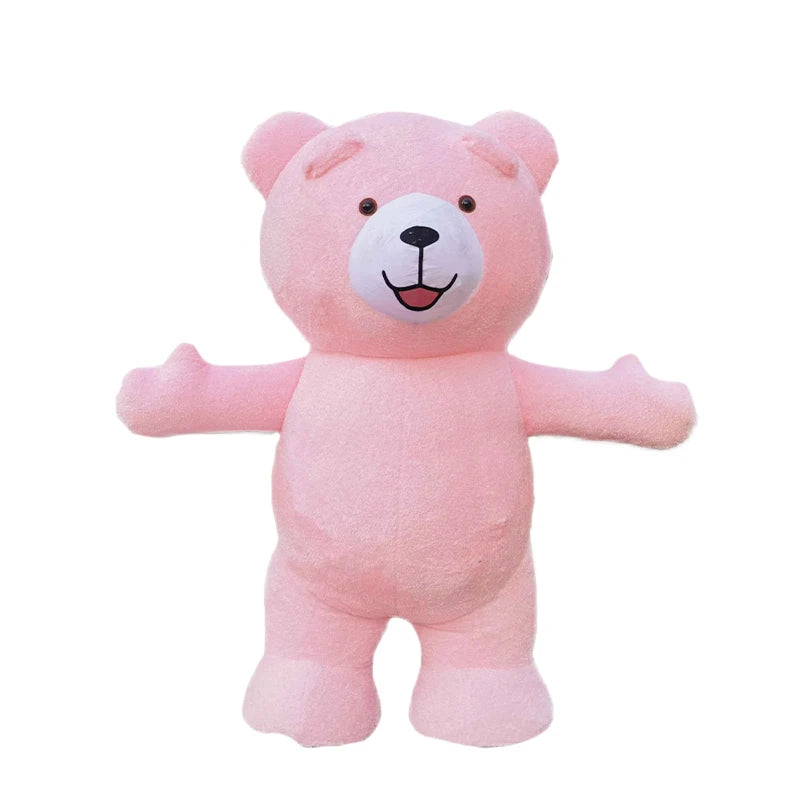 2m/2.6m Giant Blue Stit-ch Mascot Costume Inflatable Cosplay Suits Plush Polar Bear Anime Cartoon Character Costumes Teddy Bear