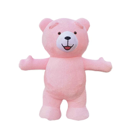 2m/2.6m Giant Blue Stit-ch Mascot Costume Inflatable Cosplay Suits Plush Polar Bear Anime Cartoon Character Costumes Teddy Bear