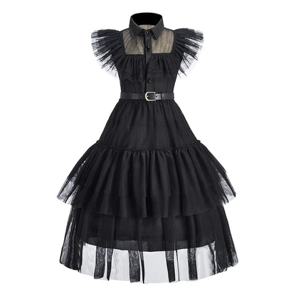 Girls Halloween Carnival Princess Cosplay Costumes Child Birthday Party Dress Kids Clothes Baby School Ball Gown Summer Dresses