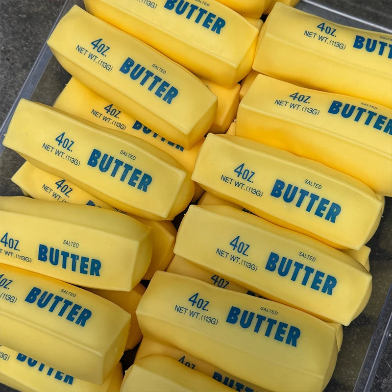 Squishy Butter Stick Fidget Toy Creative Building Block Filling No Rebound Stress Ball Adult Stress Relief Squeeze Fidget Toy