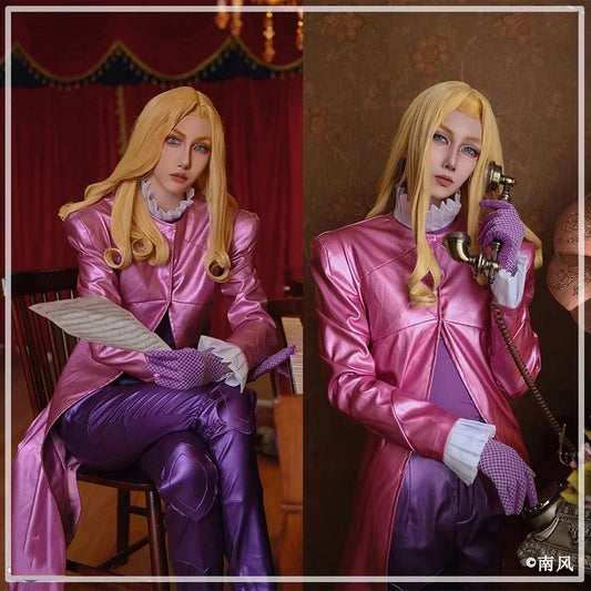 Funny Valentine Cosplay Costume Fancy Party Formal Suit Anime JJBA Cosplay Clothing Halloween Carnival Uniform Custom Made