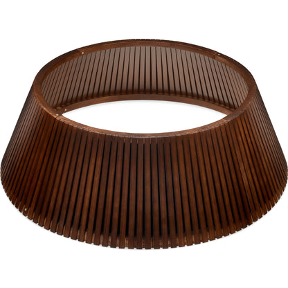 Christmas Tree Collar, Solid Wood Slatted Tree Accessory - 36in
