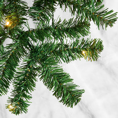 Pre-lit Colorful Mini Spruce Christmas Tree w/ LED Lights - 4ft