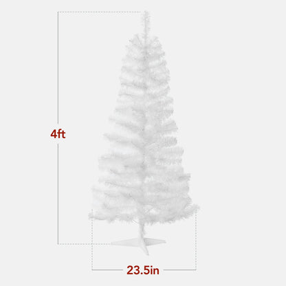Pre-lit Colorful Mini Spruce Christmas Tree w/ LED Lights - 4ft