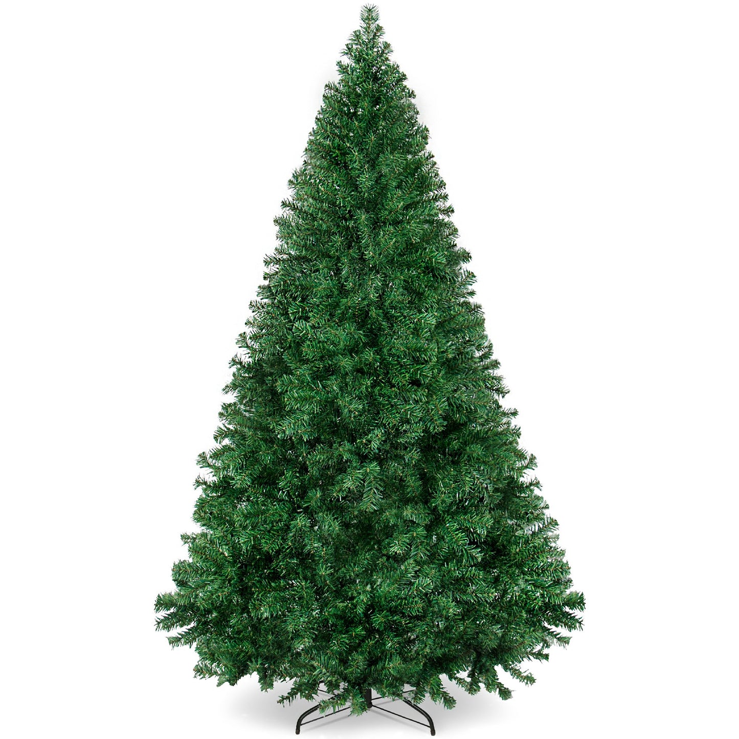 Artificial Green Christmas Tree, Unlit Pine Design w/Easy Assembly