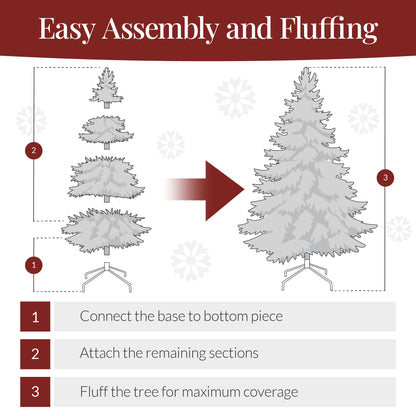 Pre-Lit Artificial Sage Green Christmas Tree w/ Incandescent Lights