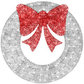 Silver/Red
