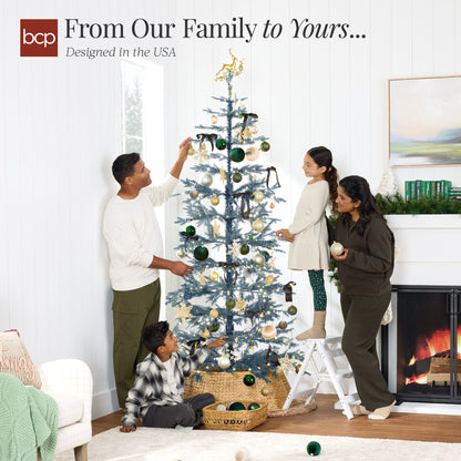 Pre-Lit Sparse Christmas Tree w/ 2-in-1 LED Lights, Cordless Connection