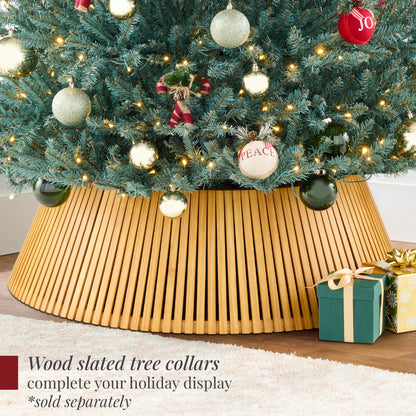 Pre-Lit Premium Artificial Nordic Fir Christmas Tree w/ 2-in-1 Twinkle LEDs