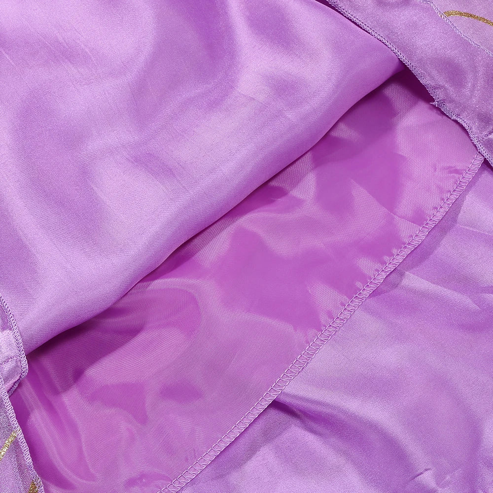 Rapunzel Girl Princess Dress Tangled Rapunzel Costume Princess Halloween Birthday Carnival Party Vestido Kids Birthday Dress