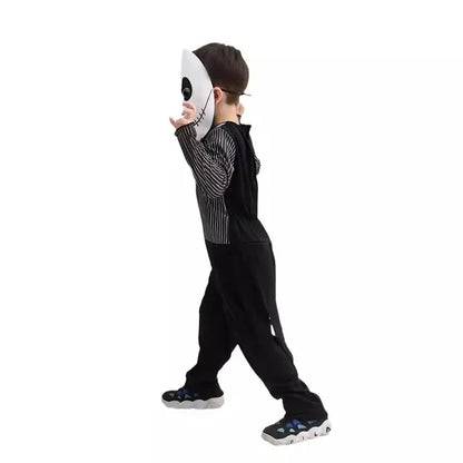 Jack Skellington cosplay Costume The Nightmare Before Christmas Jack Skellington Cosplay Child Bodysuit Suit Halloween Clothes