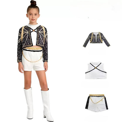 Zoey Rumi Mira Cosplay Costume kpop Women Girls Halloween Carnival Audlt Kids Child Party Role Playing Outfits