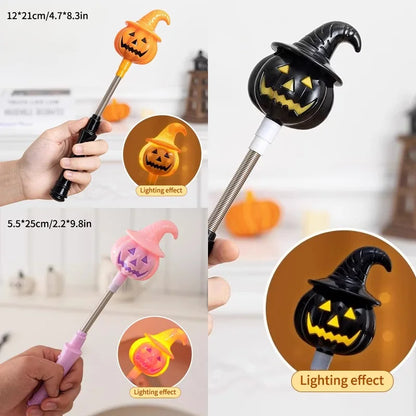 Halloween Shakeing Stick Glow in The Dark Luminous Glow Sticks Halloween Party Favors Day of The Dead Cosplay Party Accessories