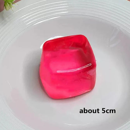 Squishy Ice cube Slow Rebound Squeeze Toys Stress Relief Sensory Fidget Toys for Adults Anti Anxiety Squishy Toys Maltose Cube