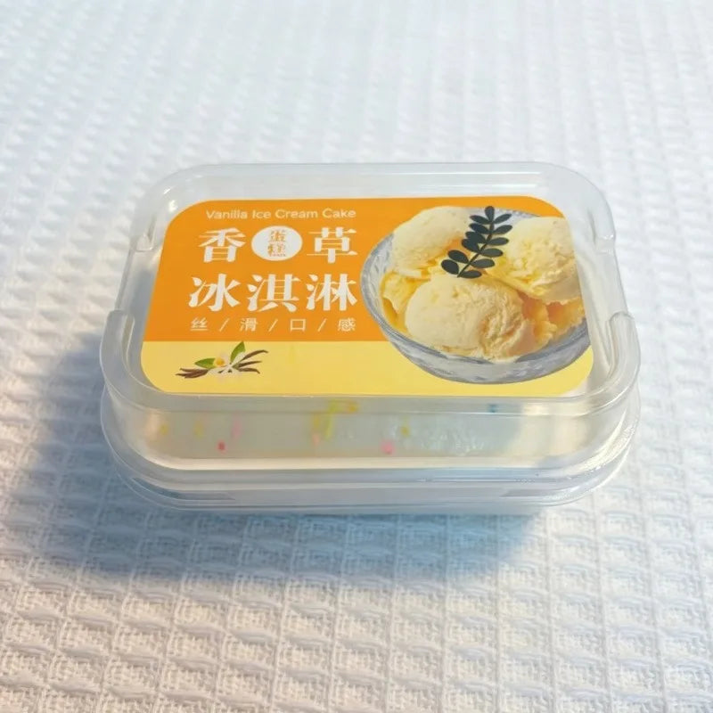 Squishy Simulated Ice Cream Cake Slow Rising Stress Relief Sensory Fidget Toy Gifts for Kids Adults
