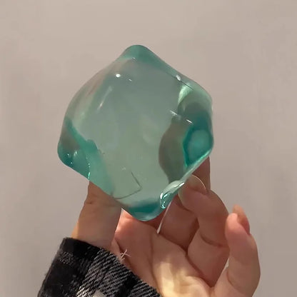 Squishy Ice cube Slow Rebound Squeeze Toys Stress Relief Sensory Fidget Toys for Adults Anti Anxiety Squishy Toys Maltose Cube