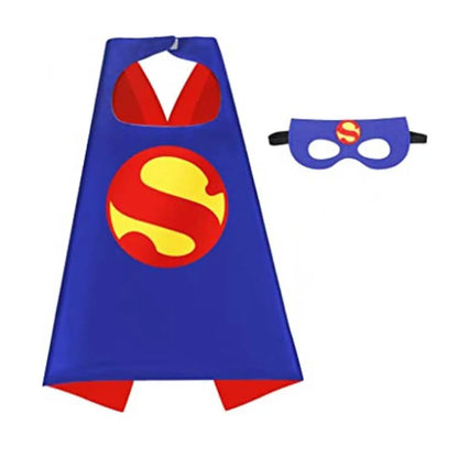 5 sets Cosplay Superhero Capes  for Kids 3-10 years old Halloween Costume Cosplay Festival Party Supplies Favors boy Dress Up