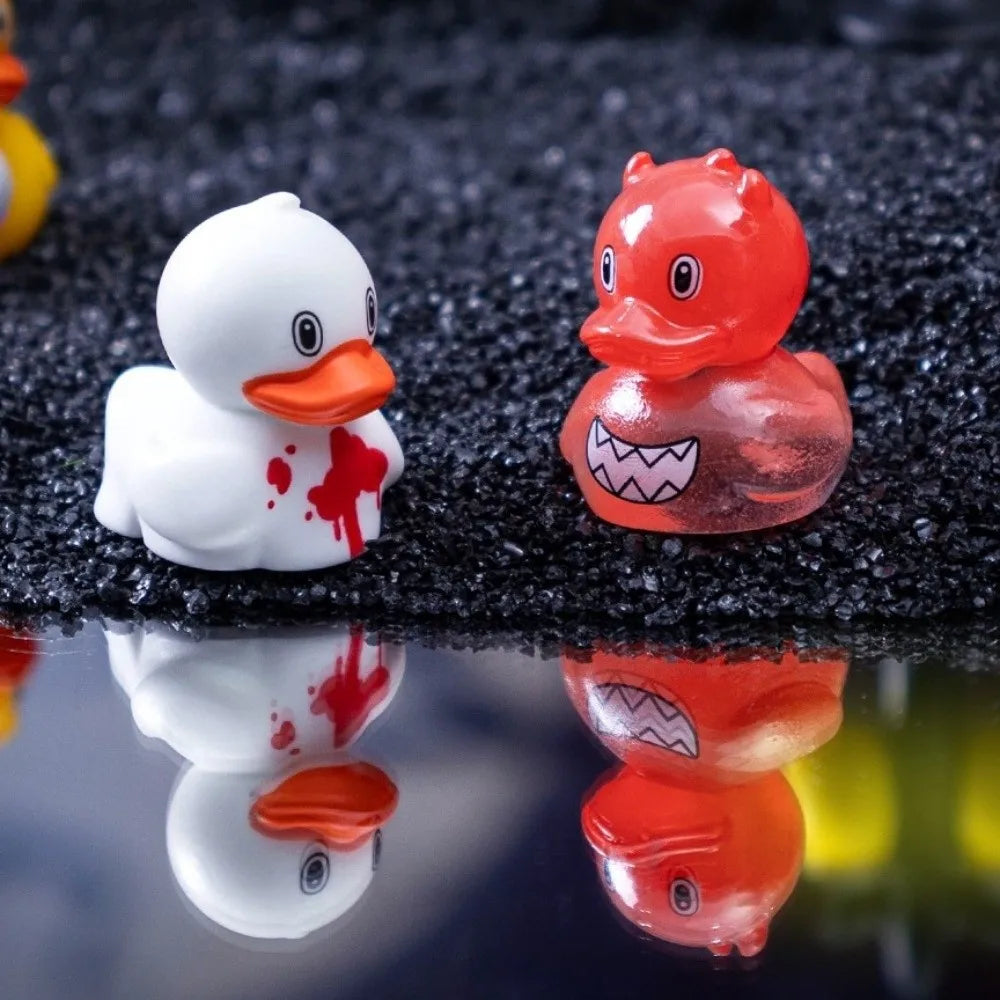 10-50PCS Halloween Decoration Resin Craft Courtyard Terrarium Mini Duck Accessories Aquarium Decoration Halloween Decorations