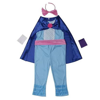 Girls Cartoon Story Little Shepherdess Bo Peep Cosplay Outfit Kids Fancy-Dress Halloween Carnival Party Costume 2025