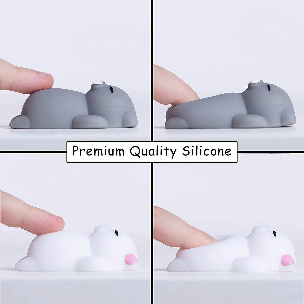 5pcs Animal Cat Kawaii Cat Squishy Mini Squishies Stress Mochi Squishy Toys Mochi Squishies Stress Mochi Animal Toy Gift for Kid