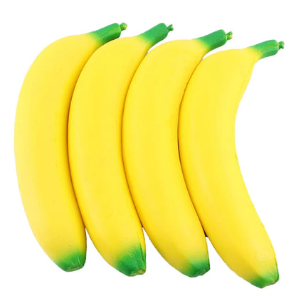 New Anti-stress Squishy Slow Rising Jumbo Squishy Banana Toys Kneading Fruit Squeeze Toys Fun Stress Relief Toys