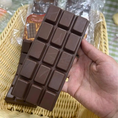 PU Squishy Chocolate Bar Toy Ultra Slow Rising Realistic Soft Squeeze for Stress Relief and Sensory Play for Kids Adults