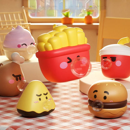 Cute Food Series Spitting Bubbles Squishy Squeeze Toys Anxiety Stress Relief Sensory Antistress Toys For Adults Kids Toys Gifts