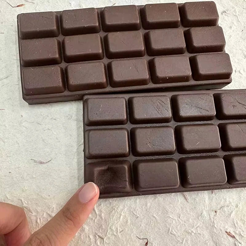 Chocolate Bar Crunchy Squishy Slow Rising Stress Relief Toy Soft PU Foam Squeeze Fidget Toy Anti Stress Gift for Kids Adults