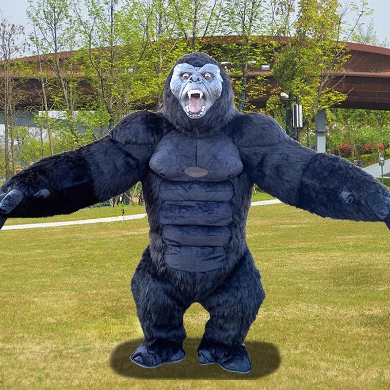 2m/2.6m Giant Blue Stit-ch Mascot Costume Inflatable Cosplay Suits Plush Polar Bear Anime Cartoon Character Costumes Teddy Bear