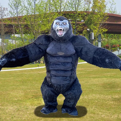 2m/2.6m Giant Blue Stit-ch Mascot Costume Inflatable Cosplay Suits Plush Polar Bear Anime Cartoon Character Costumes Teddy Bear