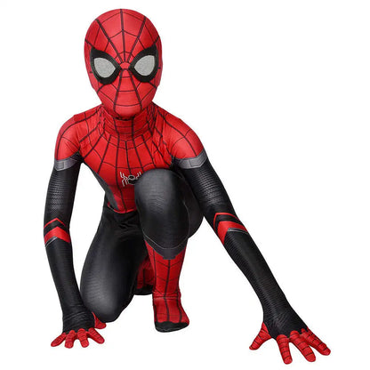 Spiderman Zentai Costume Anime Superhero Miles Morales Spider Man Cosplay Costume Bodysuit Halloween Costume for Kids Boy Adult