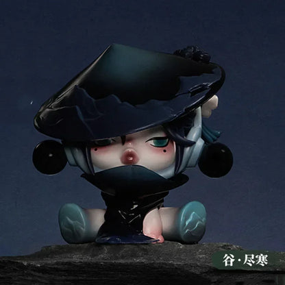 POP MART SKULLPANDA The Ink Plum Blossom Series Trendy Blind Box Toys Mystery Box Mistery Action Figure Surprise Birthday Gift