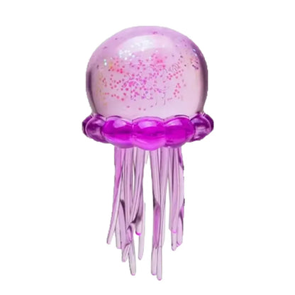 Safe & Odorless Jellyfish Squishy Toy, Soft Transparent Squeeze Fidget Toy, Stress Relief Sensory ToyS for Kids Adults Gifts
