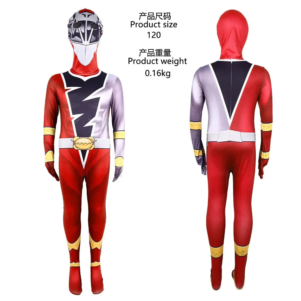 Adult Kids Morpher Superhero Samurai Sentai Shinkenger Rangers Cosplay Fantasia Halloween Costume Mask for Men Boy