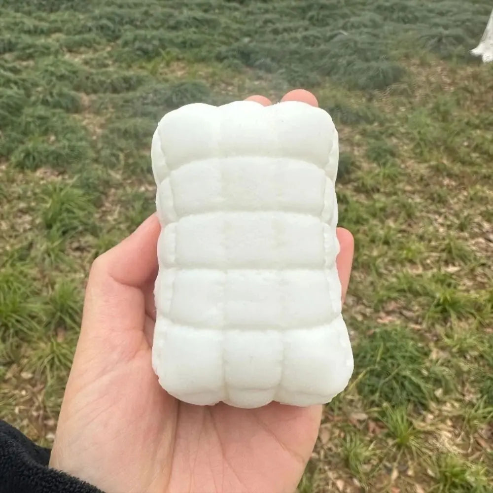 New Fun Soft Mud Pillow Fidget Toy Milk White Soft Mud Texture Soothing Stress Toy Square Soothing Anxiety Squeezing Toy