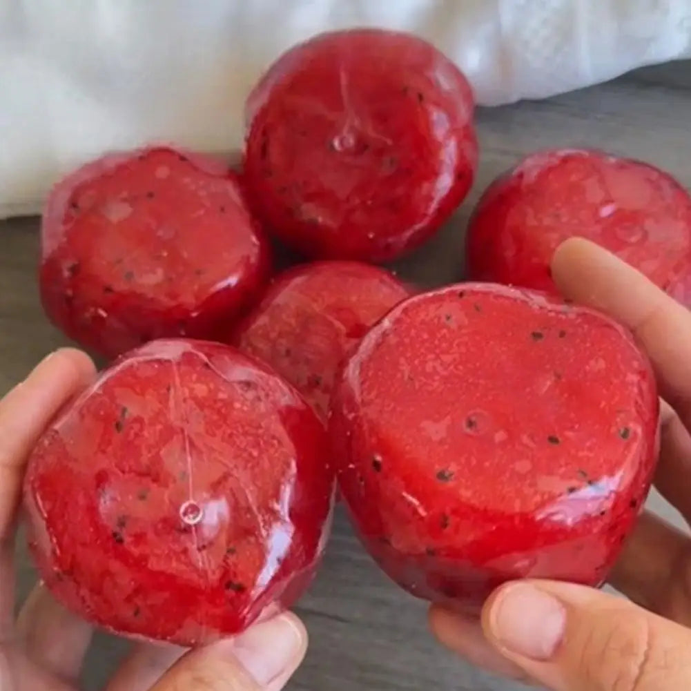 Watermelon Slushy Squeeze Fidget Toy Soft TPR Stress Relief Squishy Toy Hand Pinch Sensory Decompression Anxiety Relief Toy