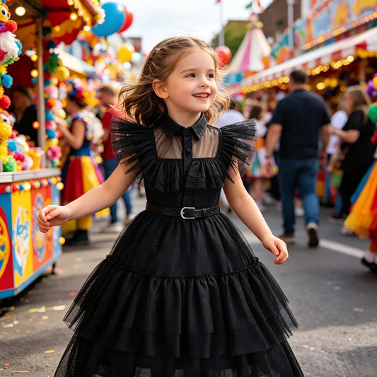Girls Halloween Carnival Princess Cosplay Costumes Child Birthday Party Dress Kids Clothes Baby School Ball Gown Summer Dresses